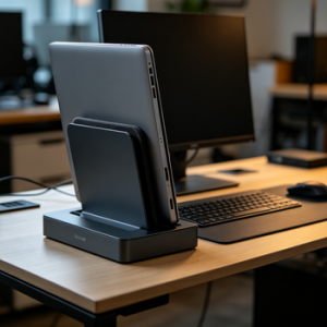 DeskDock Vertical Laptop Stand Single Slot