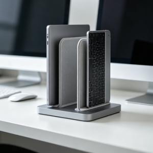 TwinPort Dual Vertical Laptop Stand